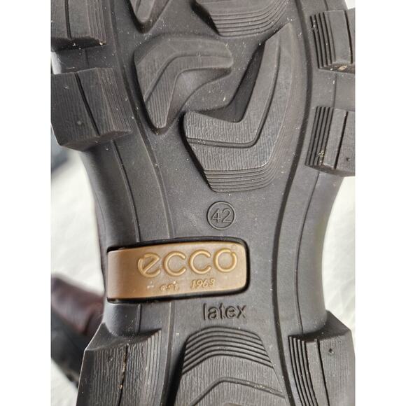 Ecco Men's Boots Breathable Arch Support Gorpcore Size 42 - Picture 12 of 13